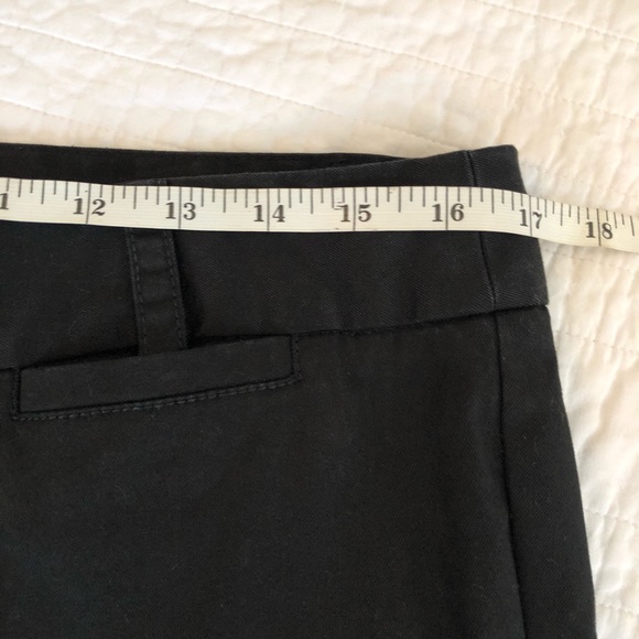 J Crew BLACK Slim City Fit Capri Pants Size 8 - Picture 5 of 8